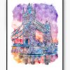 Tower Bridge Poster, London