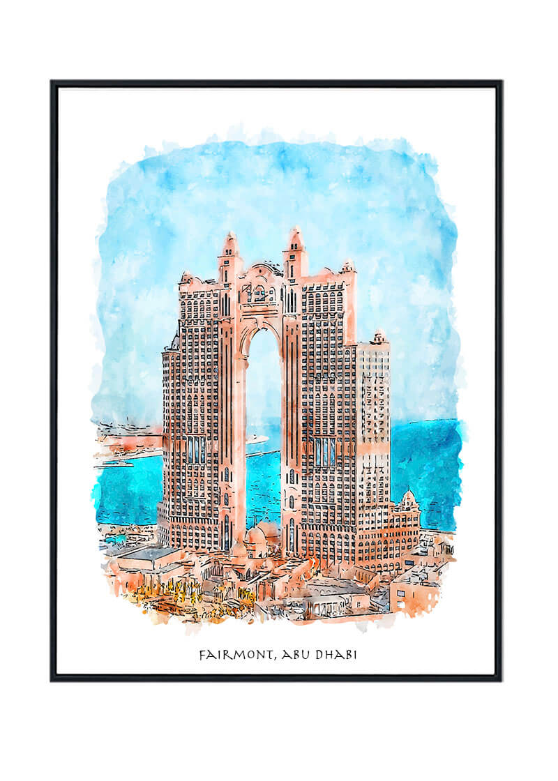 Fairmont Poster, Abu Dhabi