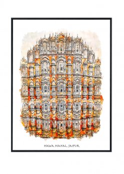 Hawa Mahal Poster, India