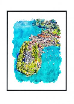 Lake Brienz Poster, Switzerland