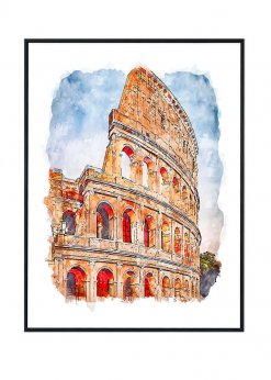 Colosseum Poster, Rome