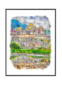 Shangri La Yunnan Poster, China