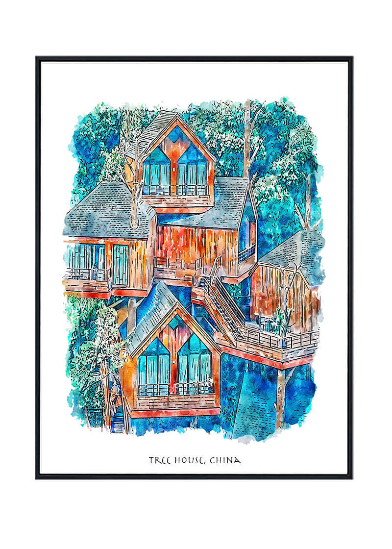 Tree House Poster, China