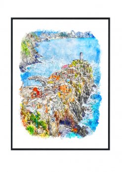 Vernazza Poster, Italy