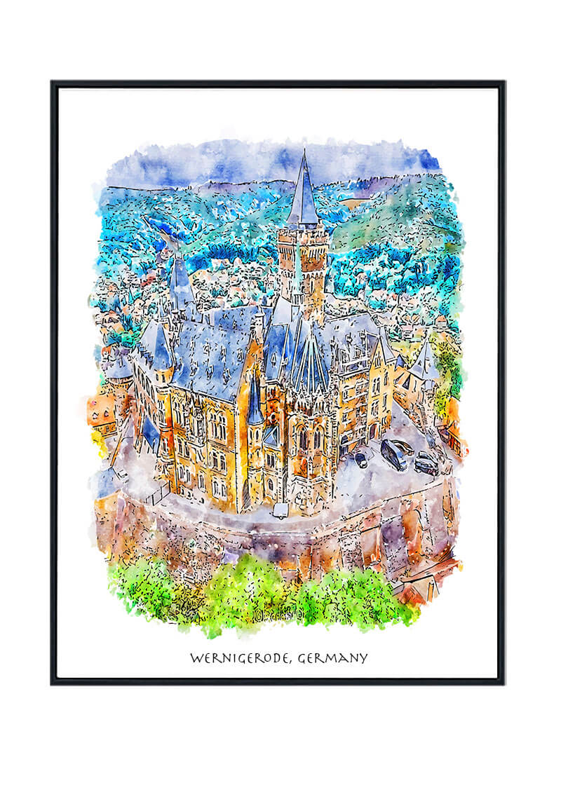 Wernigerode Poster, Germany