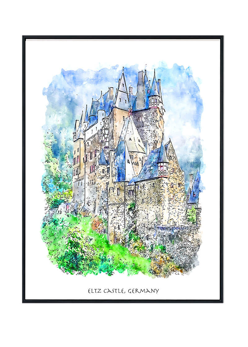 Eltz Castle Poster, Germany