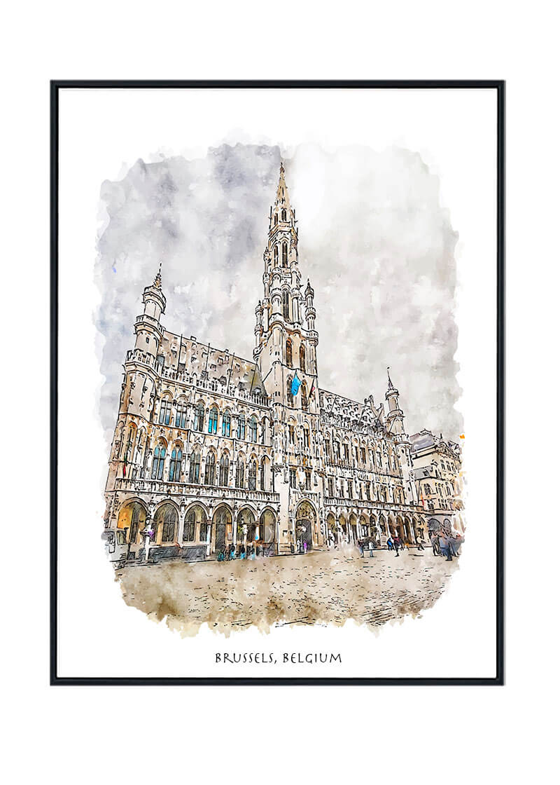Brussels Poster, Belgium