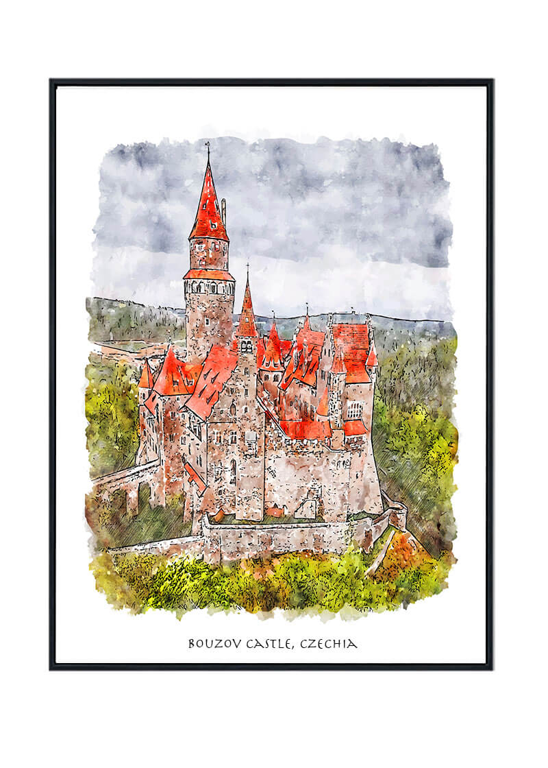 Bouzov Castle Poster, Czechia