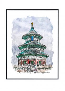 Beijing Castle Poster, China