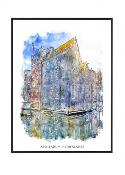 Amsterdam Poster, Netherlands
