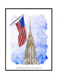 Chrysler Building Poster, New York City