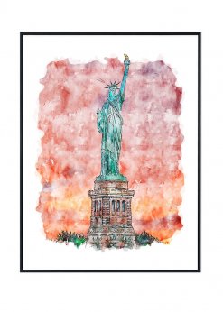 Statue of Liberty Poster, New York City